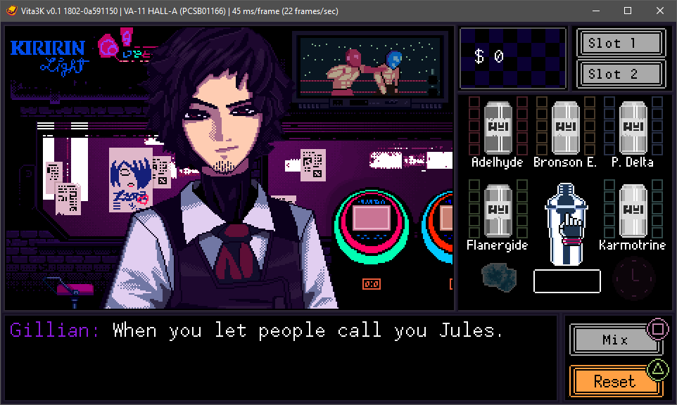 VA-11 HALL-A screenshot