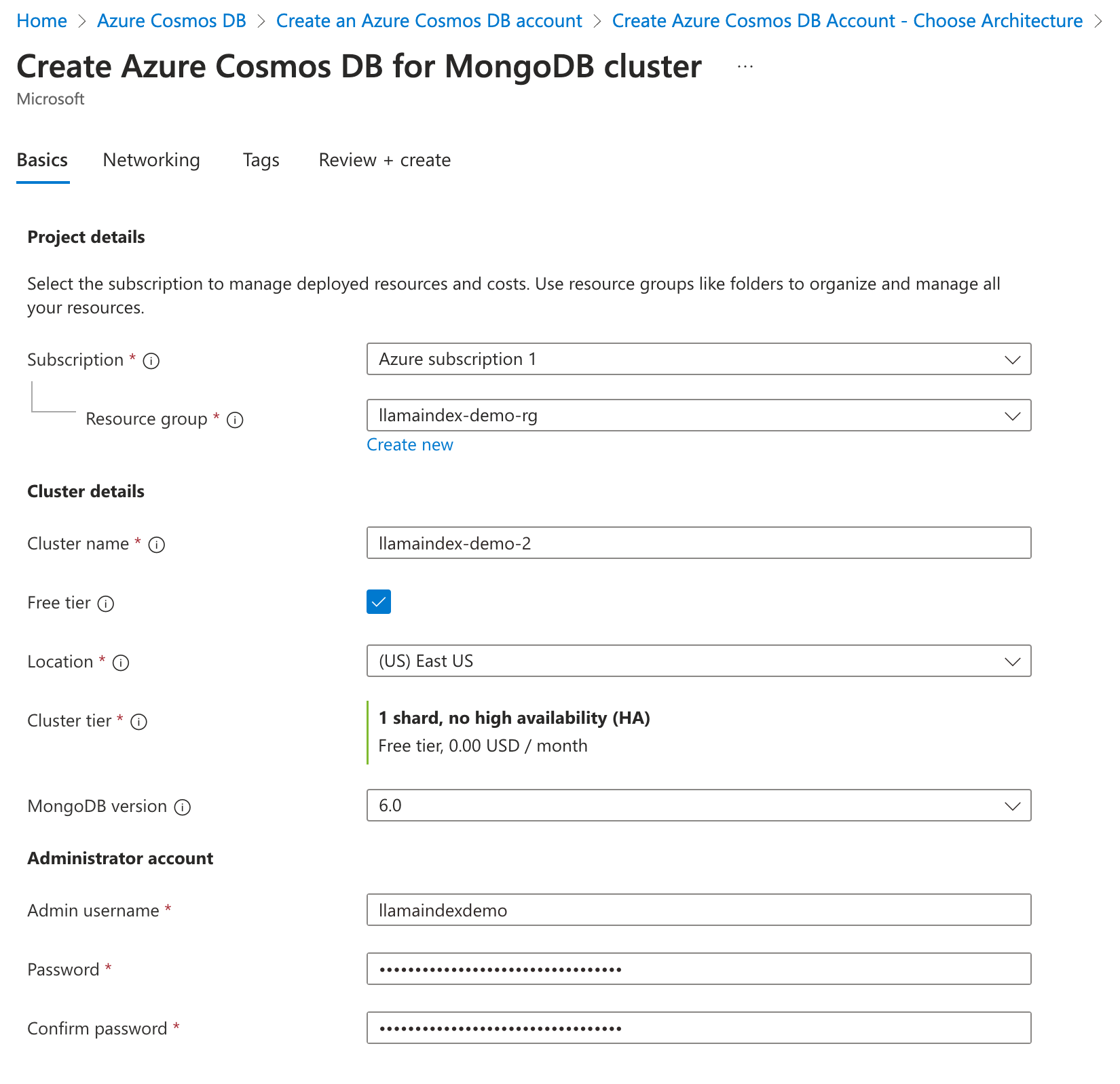 Configure